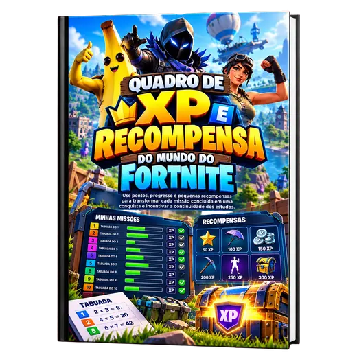 Quadro de XP e Recompensa do Mundo do Fortnite